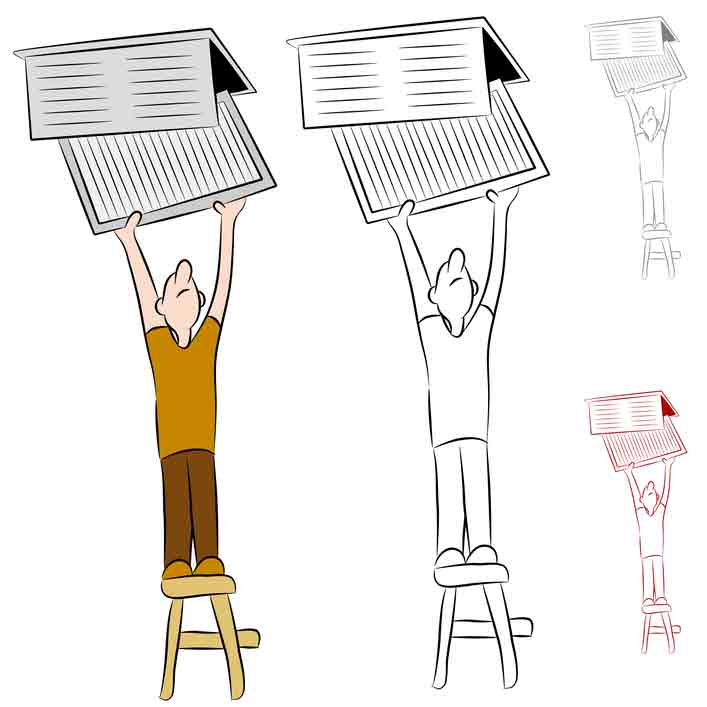 drawing of a person installing a new filter Chicago IL